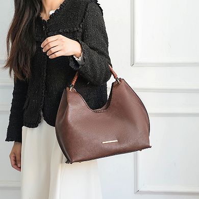 MKF Collection Gara Shoulder Bag with Braided Handle