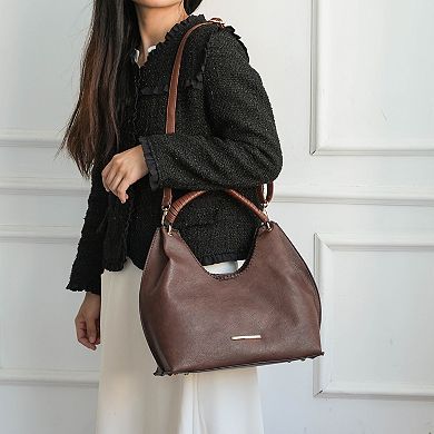 MKF Collection Gara Shoulder Bag with Braided Handle