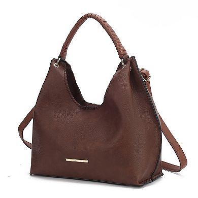 MKF Collection Gara Shoulder Bag with Braided Handle
