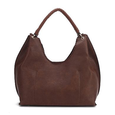 MKF Collection Gara Shoulder Bag with Braided Handle