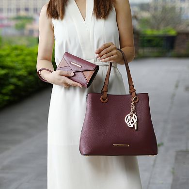 MKF Collection Kearny Faux Leather Tote Bag With Wallet