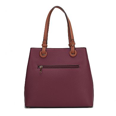 MKF Collection Kearny Faux Leather Tote Bag With Wallet