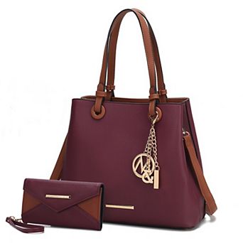 MKF Collection Kearny Faux Leather Tote Bag With Wallet