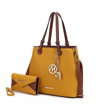 MKF Collection Kearny Faux Leather Tote Bag With Wallet