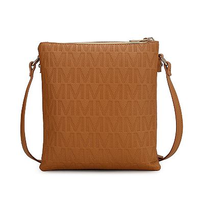MKF Collection Janni Signature Embossed Crossbody Bag