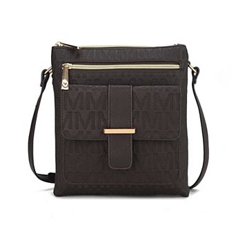 MKF Collection Janni Signature Embossed Crossbody Bag