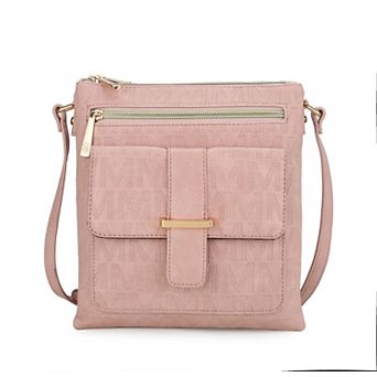 MKF Collection Janni Signature Embossed Crossbody Bag