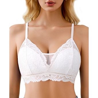 Avidlove Bras for Women Lace Bralettes Wireless Full Coverage Bra Lingerie Comfort