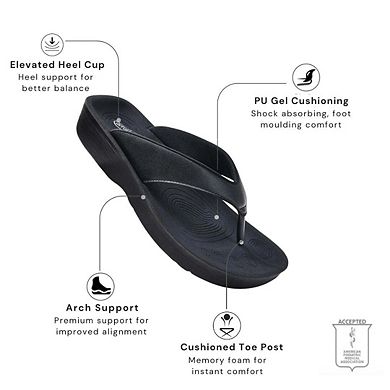 Aerothotic Pearly Fume Women's Cushioned Arch Support Sandals