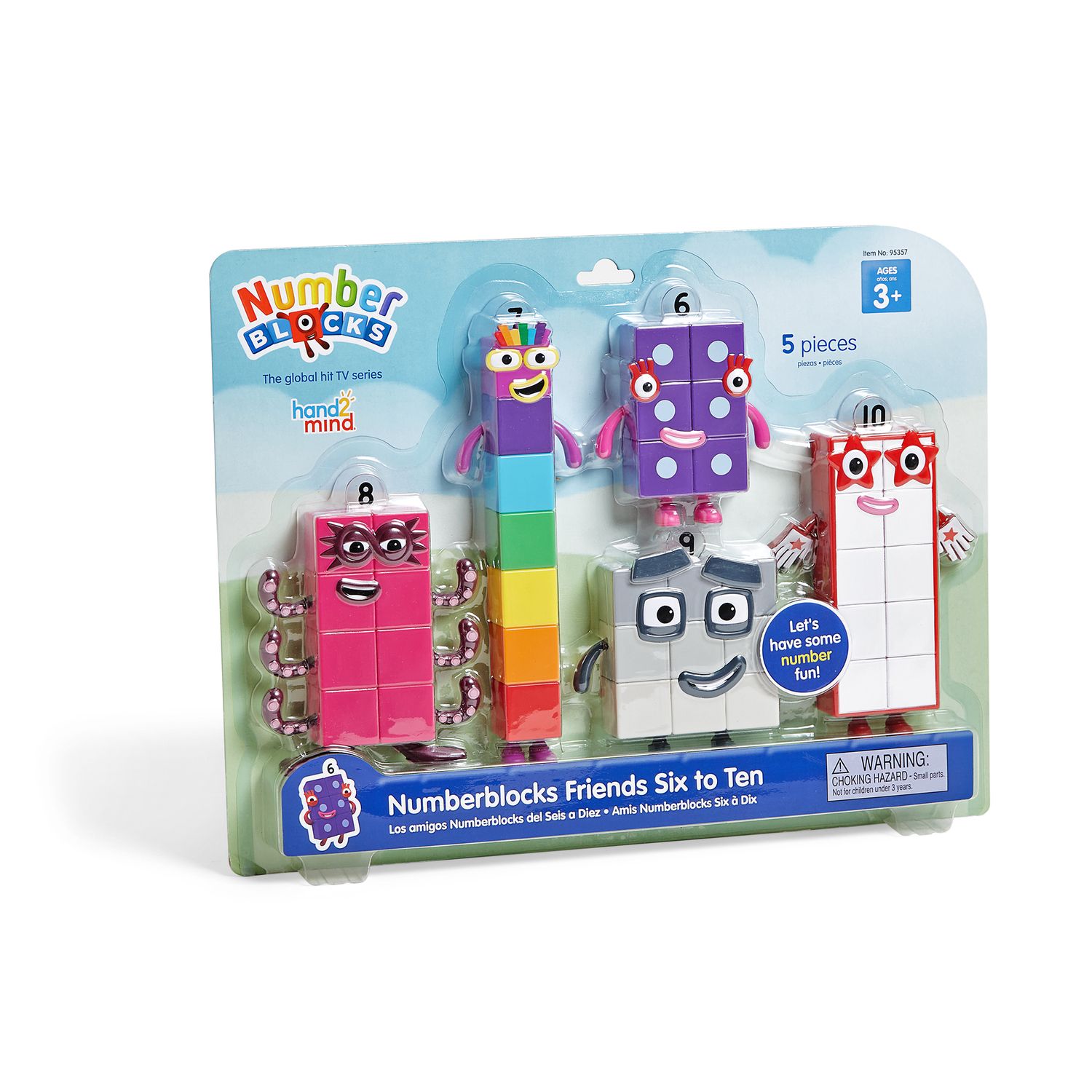 Детские игрушки Learning Resources Numberblocks Friends Six to Ten 5 pc Educational Figures — фото 1