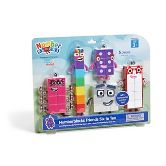 Learning Resources Numberblocks Friends Six to Ten 5 pc Educational Figures