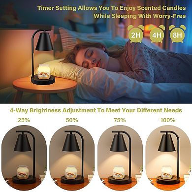 Candle Warmer Lamp with Timer Dimmer Wax Melt Warmer for Home Decor Housewarming Gift