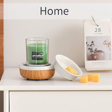 Ceramic Wax Warmer Electric 3-in-1 Scented Melter Burner Home Office Gift