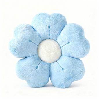Flower Pillow Decorative Throw Cushion Bed Couch Dorm Floor Seating 15 Inch