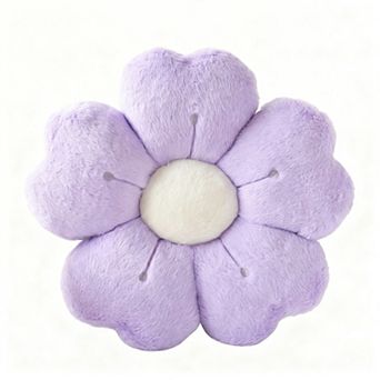 Flower Pillow Decorative Throw Cushion Bed Couch Dorm Floor Seating 15 Inch