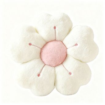Flower Pillow Decorative Throw Cushion Bed Couch Dorm Floor Seating 15 Inch