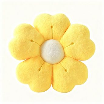 Flower Pillow Decorative Throw Cushion Bed Couch Dorm Floor Seating 15 Inch