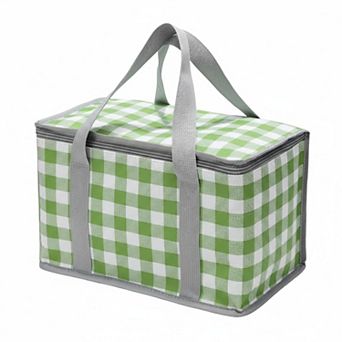 Foldable Insulated Cooler Bag Large Capacity Reusable for Picnic Beach Groceries Warm Cold Food