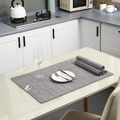 Microfiber Kitchen Towels Dishcloths Set 12 Pack Lint Free Absorbent Fast Drying Thick Durable