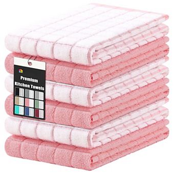 Cotton Kitchen Towels Ring Spun 390 GSM Super Absorbent Terry Soft Tea Towels Multi Purpose