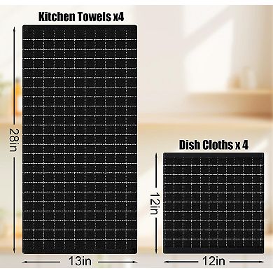 Cotton Terry Kitchen Towels Dishcloths Super Absorbent Soft 100% Cotton Bulk
