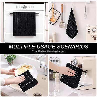 Cotton Terry Kitchen Towels Dishcloths Super Absorbent Soft 100% Cotton Bulk