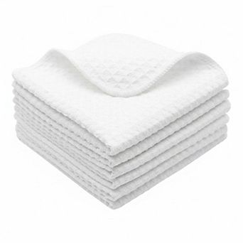 Microfiber Kitchen Cleaning Cloths Waffle Weave Ultra Absorbent Odor Free Lint Free Multipurpose