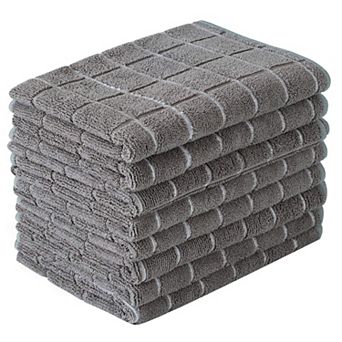 Microfiber Dish Towels 8 Pack Soft Thick Super Absorbent Lint Free Durable Kitchen Towels