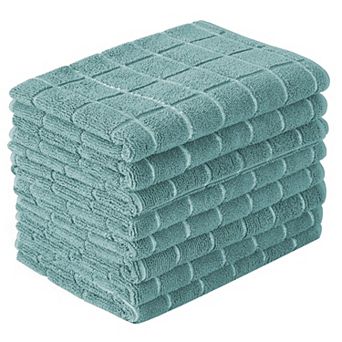Microfiber Dish Towels 8 Pack Soft Thick Super Absorbent Lint Free Durable Kitchen Towels