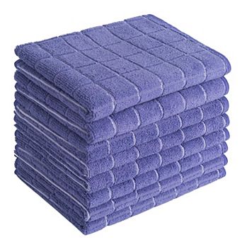 Microfiber Dish Towels 8 Pack Soft Thick Super Absorbent Lint Free Durable Kitchen Towels