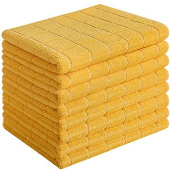 Microfiber Dish Towels 8 Pack Soft Thick Super Absorbent Lint Free Durable Kitchen Towels