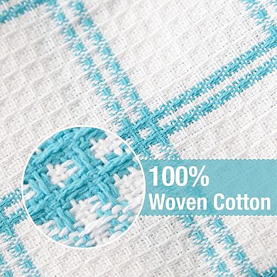 Waffle Dish Cloths Highly Absorbent Soft Cotton 8-Pack Kitchen Cleaning Drying