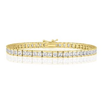Sienna Vale Channel-Set Cubic Zirconia Bracelet