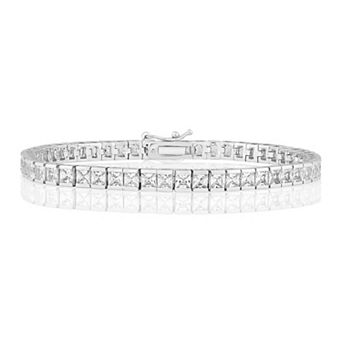Sienna Vale Channel-Set Cubic Zirconia Bracelet