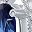 Slver Tone Blue