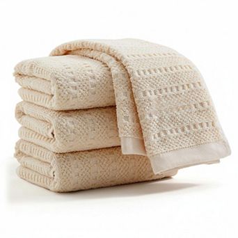 Cotton Kitchen Dish Towels Bulk Absorbent Hanging Loop Plaid Cloths for Drying Cleaning