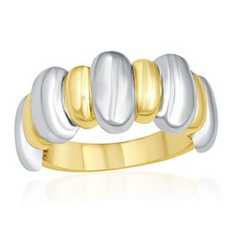 Sienna Vale Two Tone Lined Ring