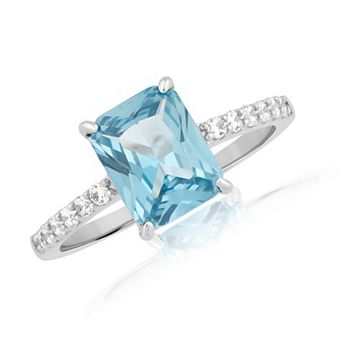 Sienna Vale Silver Tone Cubic Zirconia Ring