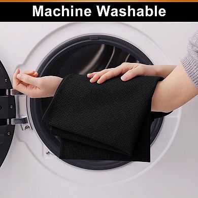 Cotton Waffle Weave Kitchen Towels 4 Pack Soft Absorbent Lint Free Machine Washable