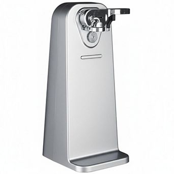 Electric Can Opener One-Touch Automatic Magnetic Lid Holder Nonslip Base Easy Clean Kitchen