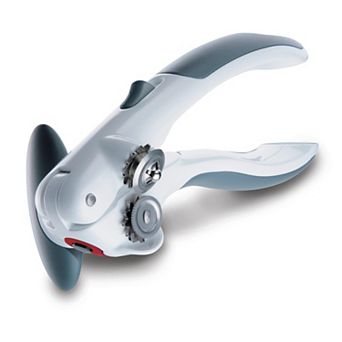 Manual Can Opener with Locking Mechanism Lid Lifter Magnetic Smooth Edge Easy Turn Handle