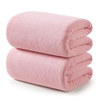 2 Pack Extra Large Microfiber Bath Sheets 35x70" 670g Soft Absorbent Quick Dry for Bathroom Spa Gym