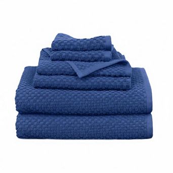 Luxury Waffle Weave Bath Towels 100% Combed Cotton Absorbent Plush