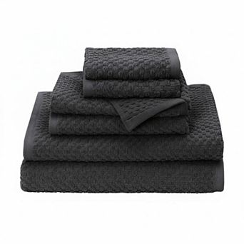 Luxury Waffle Weave Bath Towels 100% Combed Cotton Absorbent Plush