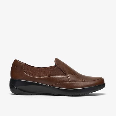 Clarks® Kaetlyn Mae Women's Leather Slip-On Casual Shoes