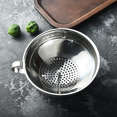 Stainless Steel Canning Funnel Set with Strainer for Mason Jars Kitchen Use Supplies