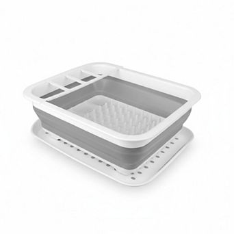 Collapsible Over Sink Dish Drying Rack Portable Drainboard Space Saving RV Camper Kitchen Organizer