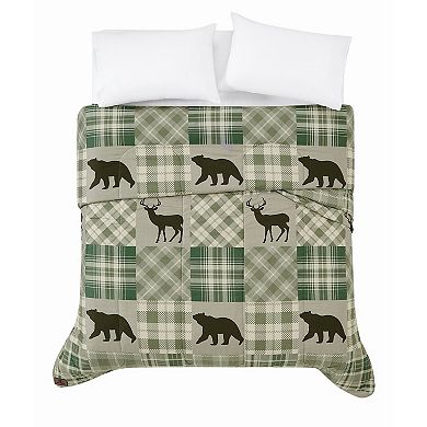 Mossy Oak Bear Patchwork Comforter