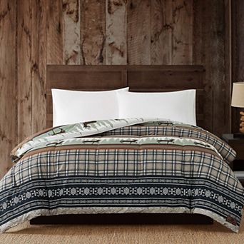 Mossy Oak Rock Ledge Creek Stripe Comforter