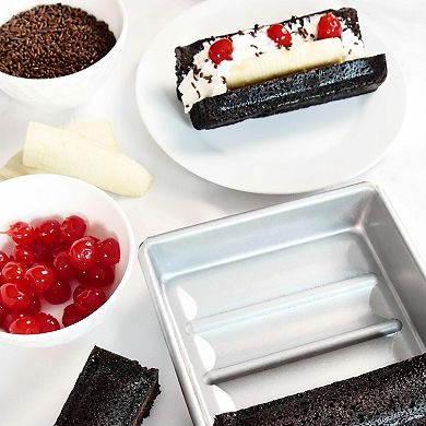 Nonstick Aluminized Steel Hot Dog Bun Lobster Roll Loaf Pan